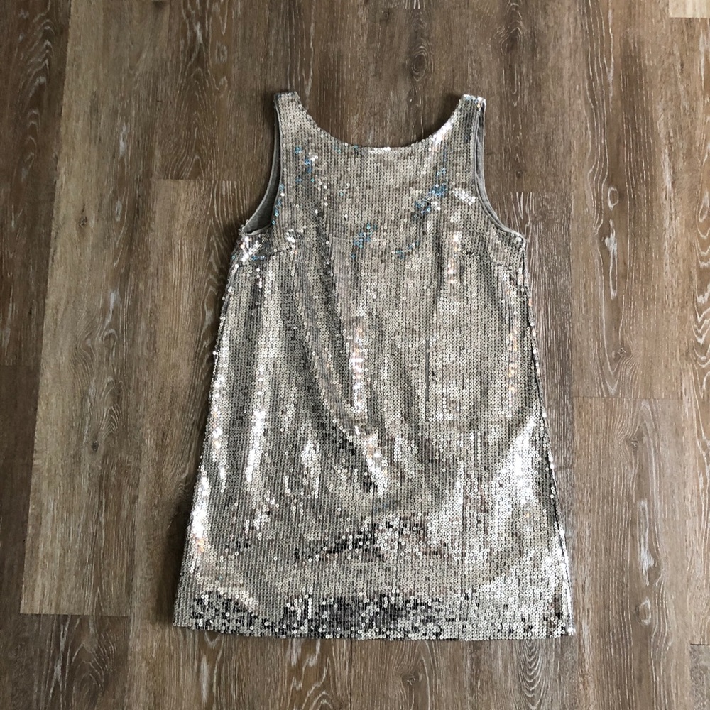 Silver Sequin FP Mini Dress